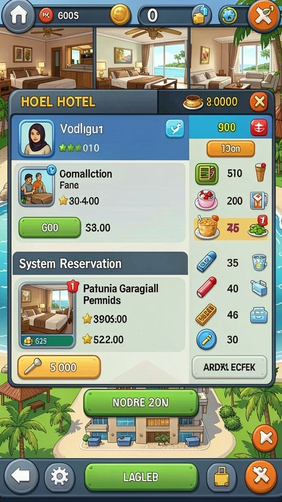 7game - Tampilan antarmuka pengguna yang sederhana dan menarik.