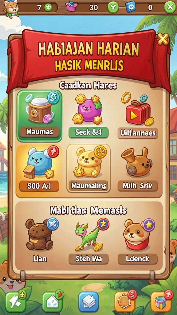 coo77 - Berbagai karakter unik untuk dimainkan.