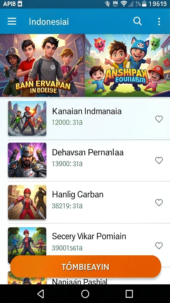 idklub - Tampilan antarmuka pengguna yang menarik.
