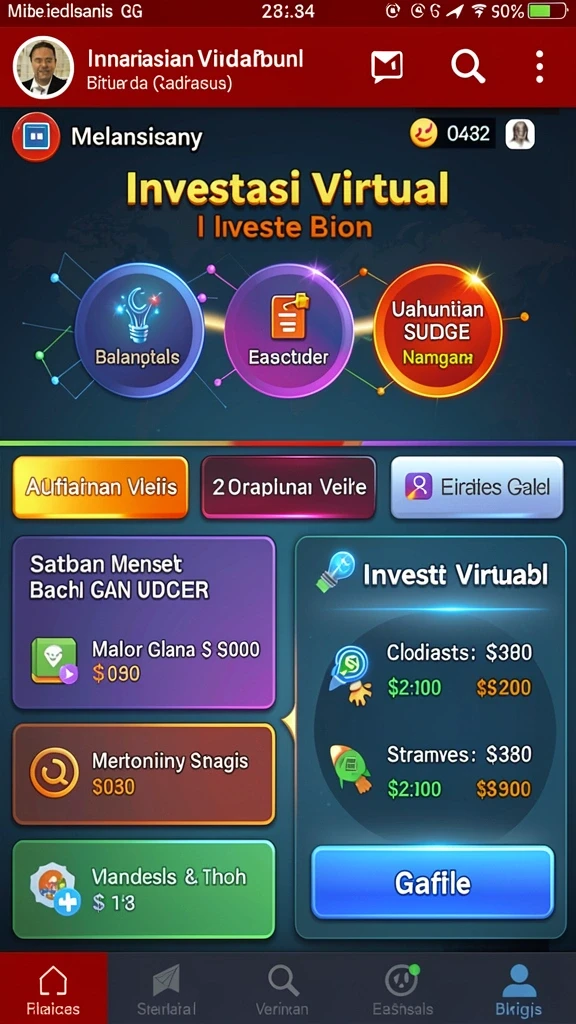 joyputar - Tangkapan layar dari menu utama JOYPUTAR yang menarik.