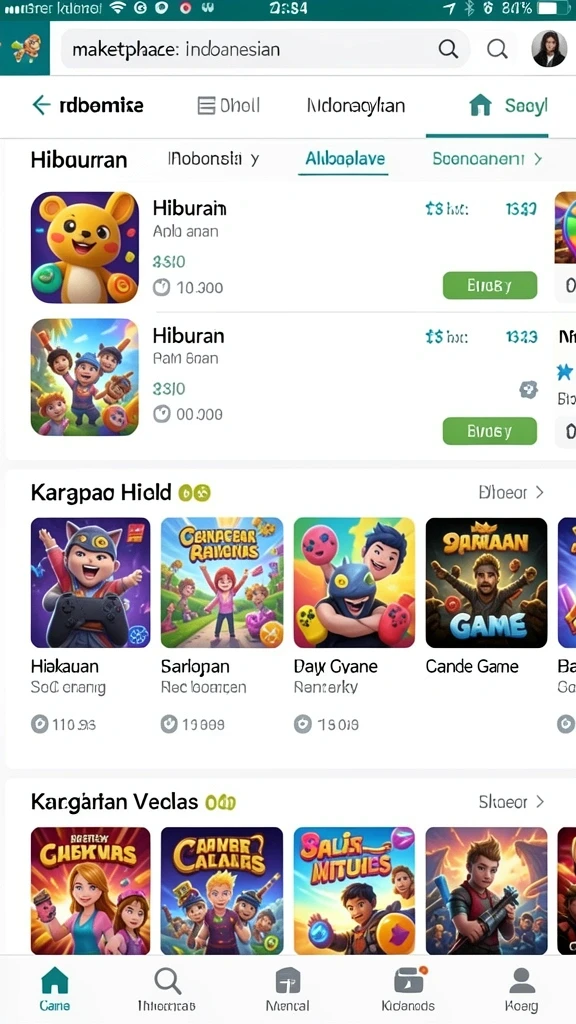 kelinci777 - Tampilan awal dengan pilihan slot yang menarik.