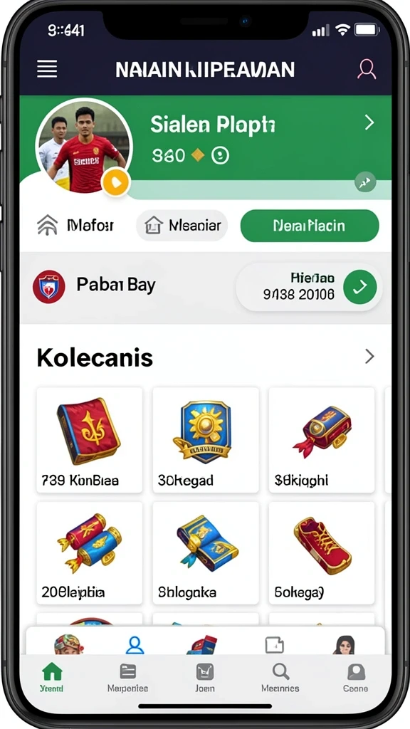 vip288 - Tampilan antarmuka yang user-friendly dan menarik.