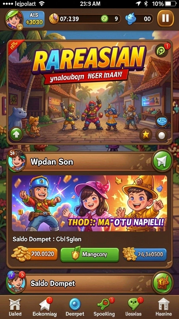 wow33 - Level yang menantang dengan banyak rintangan unik.